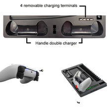 Load image into Gallery viewer, iplay for PS5 Game Console Cooling Fan Base Charging Stand with Disc Holder, HBP-271