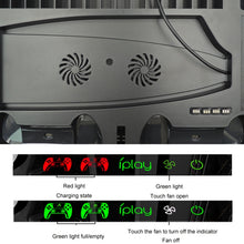 Load image into Gallery viewer, iplay for PS5 Game Console Cooling Fan Base Charging Stand with Disc Holder, HBP-271