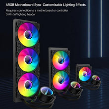 Load image into Gallery viewer, Sumtax Water Cooler Cpu Fan RGB Fan Liquid Heatsink Integrated Radiator, 120mm Colorful, 120mm RGB, 240mm, 360mm