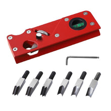 Load image into Gallery viewer, Woodworking Multi-Angle Chamfering Adjustable Depth Hand Planer, Black Planer, Red Planer, Black + 6 Blades, Red + 6 Blades