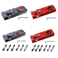 Load image into Gallery viewer, Woodworking Multi-Angle Chamfering Adjustable Depth Hand Planer, Black Planer, Red Planer, Black + 6 Blades, Red + 6 Blades