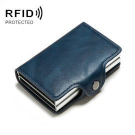 Automatic Pop-up Card Holder Metal Card Box RFID Credit Card Bank Card Box Wallet, GS-AL003 Red, GS-AL003 Blue, GS-AL003  Black, GS-AL003 Coffee, GS-AL003 Brown