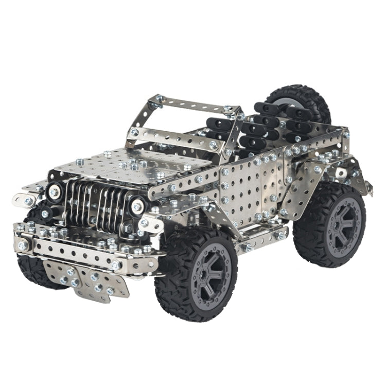 Assembly Off-Road Vehicle Intelligence Manual Assembly Toy Machinery Building Metal Model