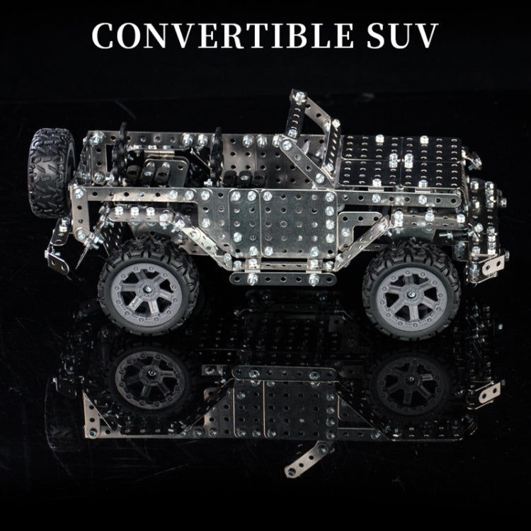 Assembly Off-Road Vehicle Intelligence Manual Assembly Toy Machinery Building Metal Model