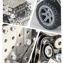 Load image into Gallery viewer, Assembly Off-Road Vehicle Intelligence Manual Assembly Toy Machinery Building Metal Model