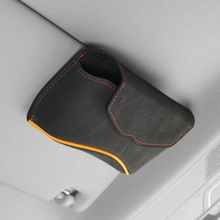 Car Sun Visor Multifunctional Glasses Case Card Storage Bracket