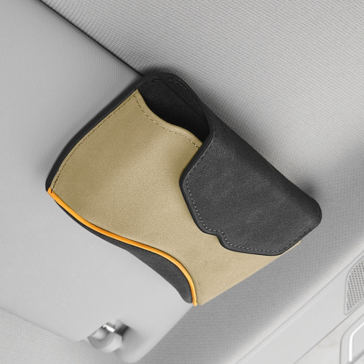 Car Sun Visor Multifunctional Glasses Case Card Storage Bracket