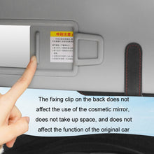 Load image into Gallery viewer, Car Sun Visor Multifunctional Glasses Case Card Storage Bracket