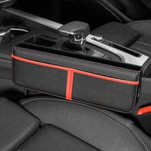 Load image into Gallery viewer, Leather Car Seat Gap Multifunctional Storage Box