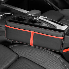 Leather Car Seat Gap Multifunctional Storage Box