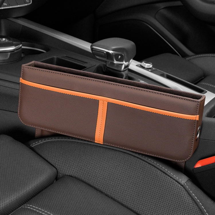 Leather Car Seat Gap Multifunctional Storage Box