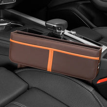 Load image into Gallery viewer, Leather Car Seat Gap Multifunctional Storage Box