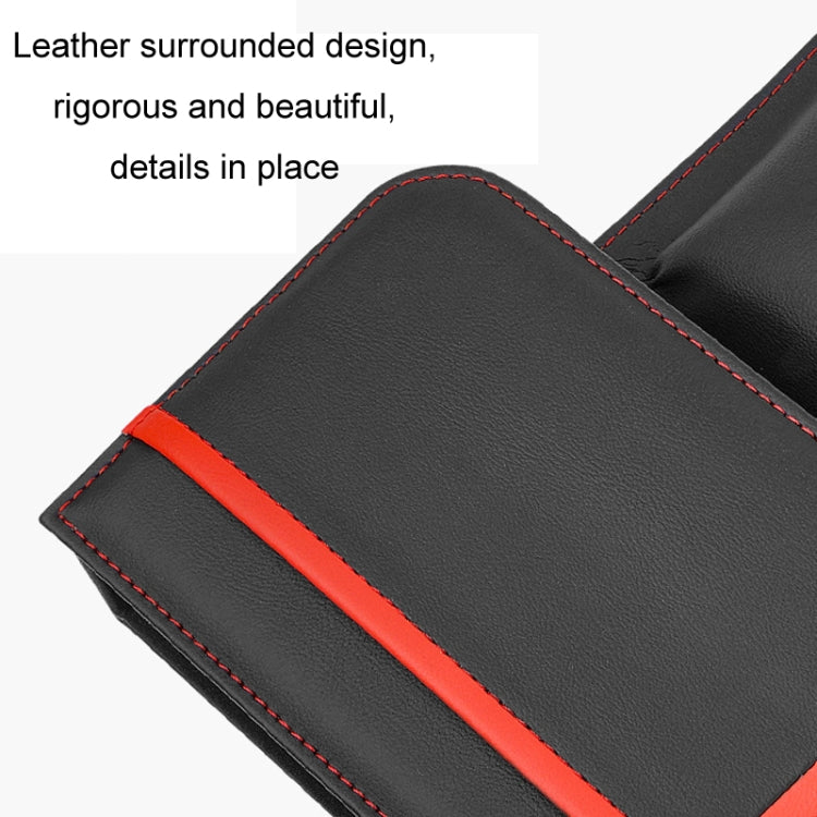 Leather Car Seat Gap Multifunctional Storage Box