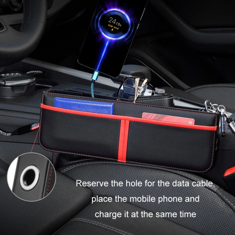 Leather Car Seat Gap Multifunctional Storage Box