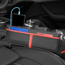 Load image into Gallery viewer, Leather Car Seat Gap Multifunctional Storage Box