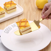 Load image into Gallery viewer, Stainless Steel Cake Moon Cake Knife Fork Dessert Cake Baking Tools, 14pcs/set Gold