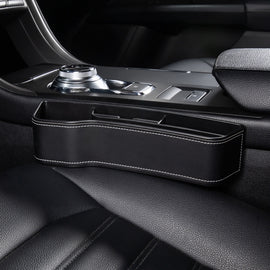 Car Crevice Storage Box Seat Decoration Finishing Box, Black Leather Principal Driver, Black Leather Co-pilot, Beige Leather Principal Driver, Beige Leather Co-pilot, Mocha Brown Leather Principal Driver, Mocha Brown Co-pilot, Red Suede Principal Drive...
