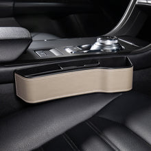 Load image into Gallery viewer, Car Crevice Storage Box Seat Decoration Finishing Box, Black Leather Principal Driver, Black Leather Co-pilot, Beige Leather Principal Driver, Beige Leather Co-pilot, Mocha Brown Leather Principal Driver, Mocha Brown Co-pilot, Red Suede Principal Drive...