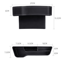Load image into Gallery viewer, Car Crevice Storage Box Seat Decoration Finishing Box, Black Leather Principal Driver, Black Leather Co-pilot, Beige Leather Principal Driver, Beige Leather Co-pilot, Mocha Brown Leather Principal Driver, Mocha Brown Co-pilot, Red Suede Principal Drive...