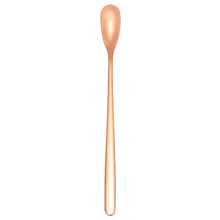 Load image into Gallery viewer, 15cm 304 Stainless Steel Spoon Coffee Square Head Spoon Long Handle Mixing Spoon, Stainless Steel Color, Titanium Gold, Rose Gold, Titanium Black, Blue, Purple