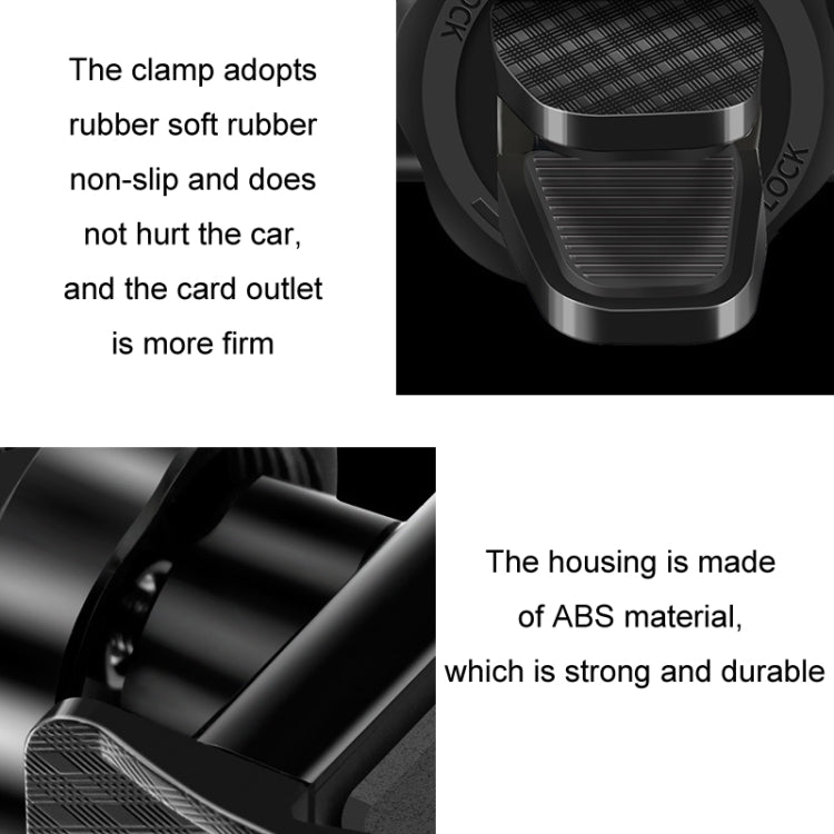 360-degree Rotating Car Air Outlet Multi-functional Mobile Phone Holder
