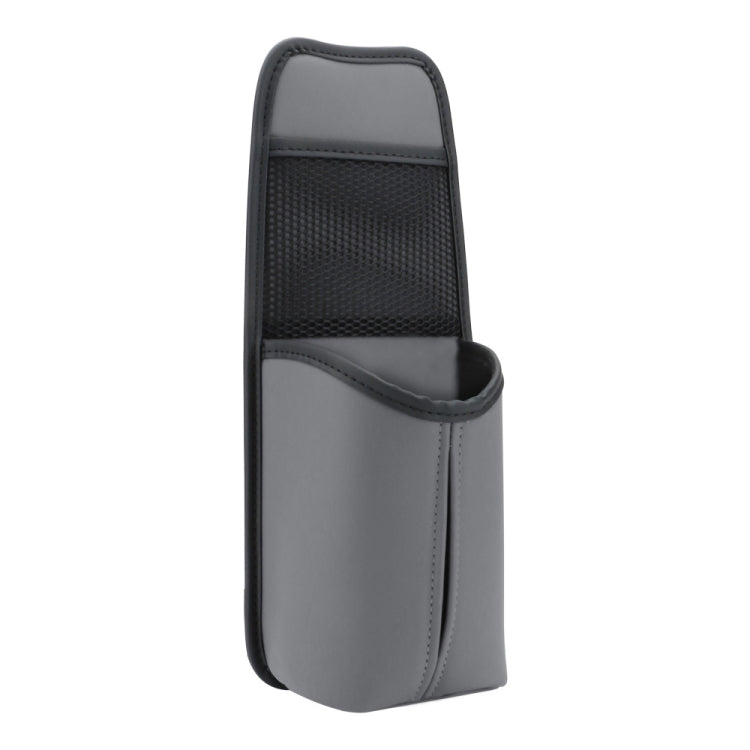 Car Seat Leather Multifunctional Tissue Water Cup Storage Hanging Bag