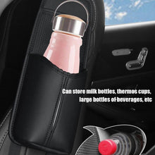 Load image into Gallery viewer, Car Seat Leather Multifunctional Tissue Water Cup Storage Hanging Bag