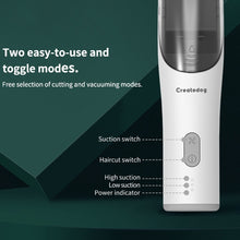 Load image into Gallery viewer, Electric Waterproof Hairdresser Children Low Noise Rechargeable Push Clipper, Digital Version White, Suction Upgrade Version White