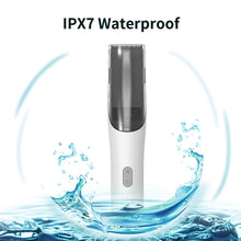 Load image into Gallery viewer, Electric Waterproof Hairdresser Children Low Noise Rechargeable Push Clipper, Digital Version White, Suction Upgrade Version White