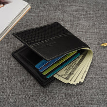 Load image into Gallery viewer, Men Short Wallet Business Coin Purse Card Holder Money Bag