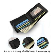 Load image into Gallery viewer, Men Short Wallet Business Coin Purse Card Holder Money Bag