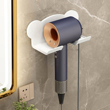 Load image into Gallery viewer, For Dyson Hair Dryer Wall-Mounted Holder Bathroom Shelf Storage Rack, Simple White, Simple  Black, Simple  Gray, Upgrade White, Upgrade Black, Upgrade Gray