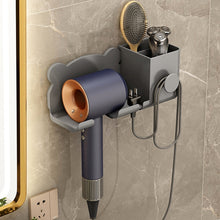 Load image into Gallery viewer, For Dyson Hair Dryer Wall-Mounted Holder Bathroom Shelf Storage Rack, Simple White, Simple  Black, Simple  Gray, Upgrade White, Upgrade Black, Upgrade Gray