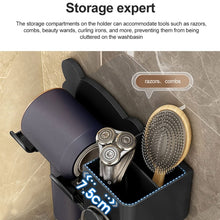 Load image into Gallery viewer, For Dyson Hair Dryer Wall-Mounted Holder Bathroom Shelf Storage Rack, Simple White, Simple  Black, Simple  Gray, Upgrade White, Upgrade Black, Upgrade Gray