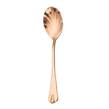 Load image into Gallery viewer, Stainless Steel Water Droplet Shell Spoon Ice Cream Spoon Coffee Mixing Spoon, Stainless Steel Color, Gold, Rose Gold, Colorful, Blue, Black