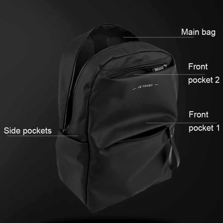 WEPOWER Lightweight Outdoor Travel Commute Business Waterproof Large Capacity Computer Backpack