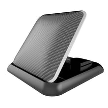 Load image into Gallery viewer, Car Mobile Phone Holder Carbon Fiber Pattern Silicone Dashboard Holder