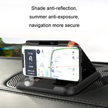 Load image into Gallery viewer, Car Mobile Phone Holder Carbon Fiber Pattern Silicone Dashboard Holder