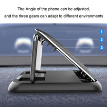 Load image into Gallery viewer, Car Mobile Phone Holder Carbon Fiber Pattern Silicone Dashboard Holder