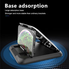 Load image into Gallery viewer, Car Mobile Phone Holder Carbon Fiber Pattern Silicone Dashboard Holder
