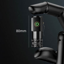 Load image into Gallery viewer, 3 LED Mini Flashlight Rechargeable Waterproof 2000LM Super Bright Torch, Tail No Magnet, Tail Magnet