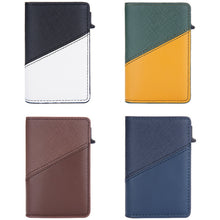Load image into Gallery viewer, Baellerry RFID Anti-theft Aluminum Box Leather Wallet Side Push Contrasting Antimagnetic Card Holder