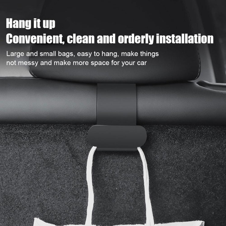 For Tesla Model Y 1pair Rear Trunk Hook Bag Umbrella Hanger, 1pair