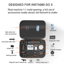 Load image into Gallery viewer, For Insta360 GO 3  XFJI Storage Bag Portable Travel Bag Complete Carrying Case, For Insta360 GO 3