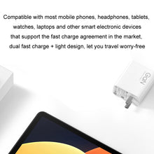 Load image into Gallery viewer, Original Xiaomi 67W GaN 1C+1A Dual Port Smart Fast Charger, US Plug, MDY-14