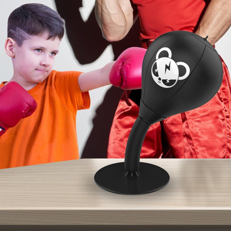 Boxing Desktop Speed Ball Children Adult Decompression Training Fitness Equipment, Bear+Pump, Bear+Children Gloves+Pump