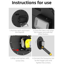 Load image into Gallery viewer, TELESIN 30M Waterproof Case Housing For GoPro Hero11 Black / HERO10 Black / HERO9 Black