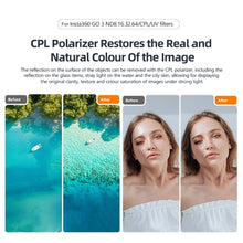Load image into Gallery viewer, For Insta360 GO 3 / Go 2 AMagisn Lens Filters Waterproof Filter, ND8, ND16, ND32, ND64, UV, CPL, ND8+16+32, ND8+16+32+CPL, ND8+16+32+64