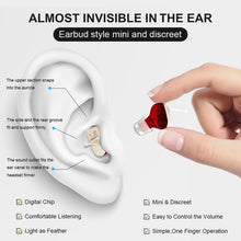 Load image into Gallery viewer, AN127 Invisible In-Ear Hearing Aid Sound Amplifier For The Elderly And Hearing Impaired, Blue Left Ear, Red Right Ear), Black Left Ear, Black Right Ear, Skin Color Left Ear, Skin Color Right Ear