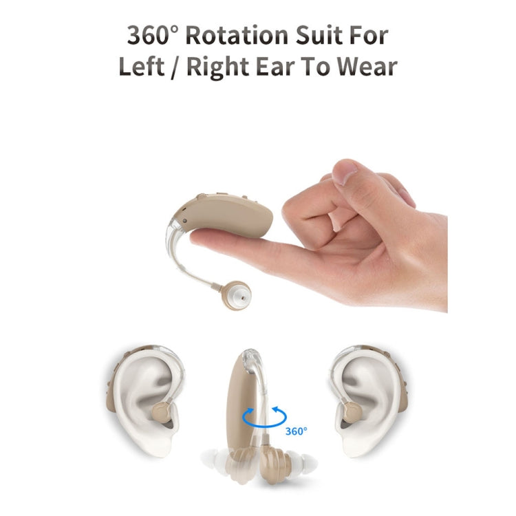 USB Charging Earhook Noise Reduction Hearing Aid Sound Amplifier